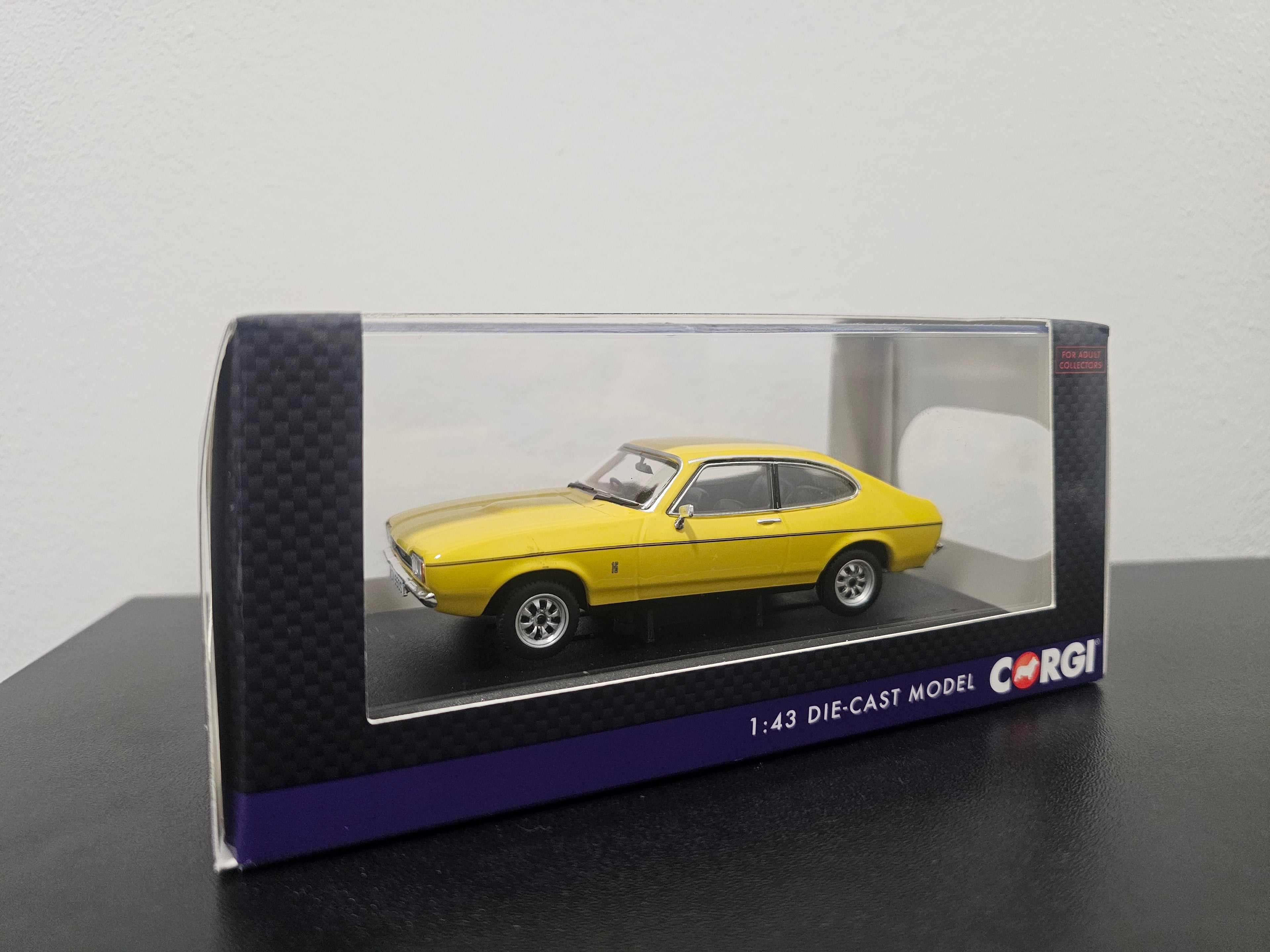 Ford Capri Mk2 1.6L Signal Yellow