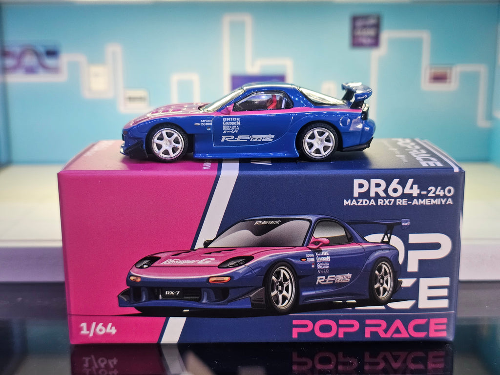 Mazda RX7 RE-Amemiya Blue/Pink
