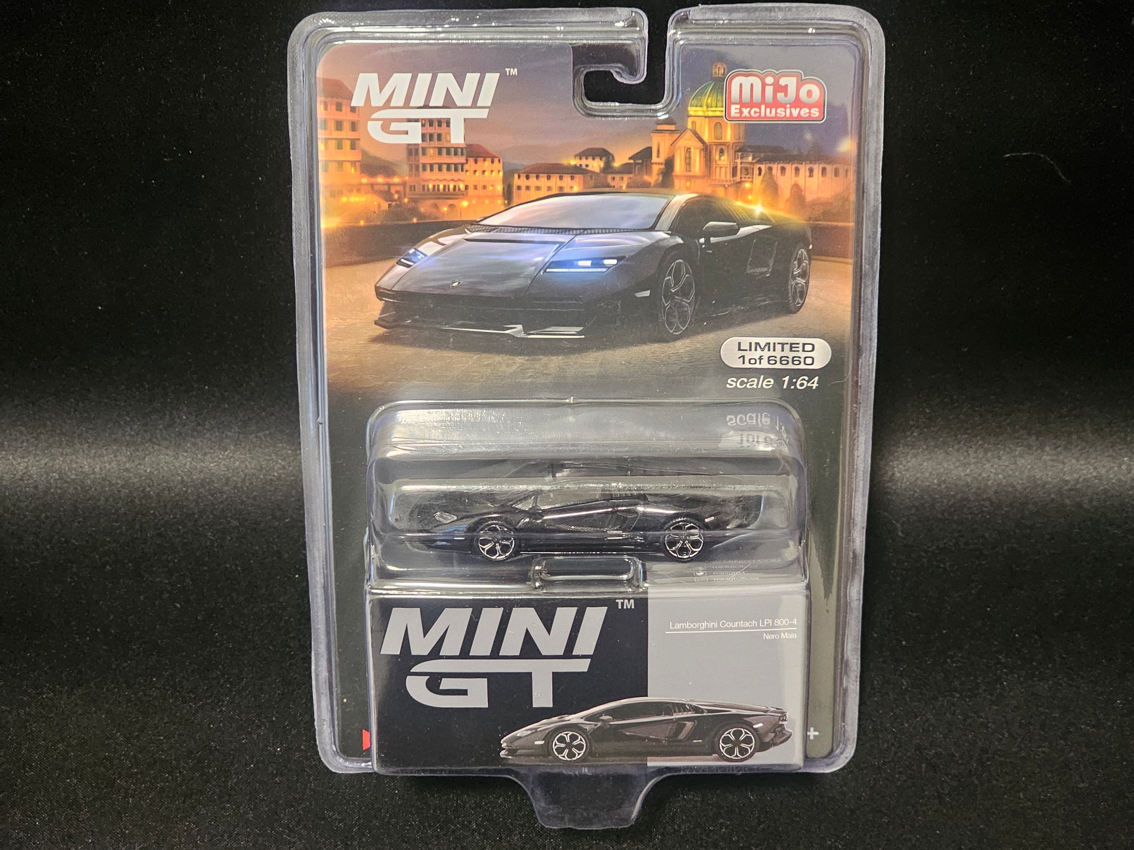 Limited Edition MiJo Exclusives Lamborghini Countach LPI 800-4 Nero Maia BLISTER PACK