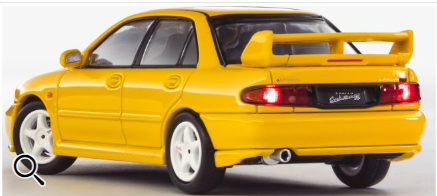Mitsubishi EVO 3 Yellow Light-Up