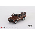 LAND ROVER DEFENDER 110 1985 COUNTY STATION WAGON RUSSET BROWN (LHD)