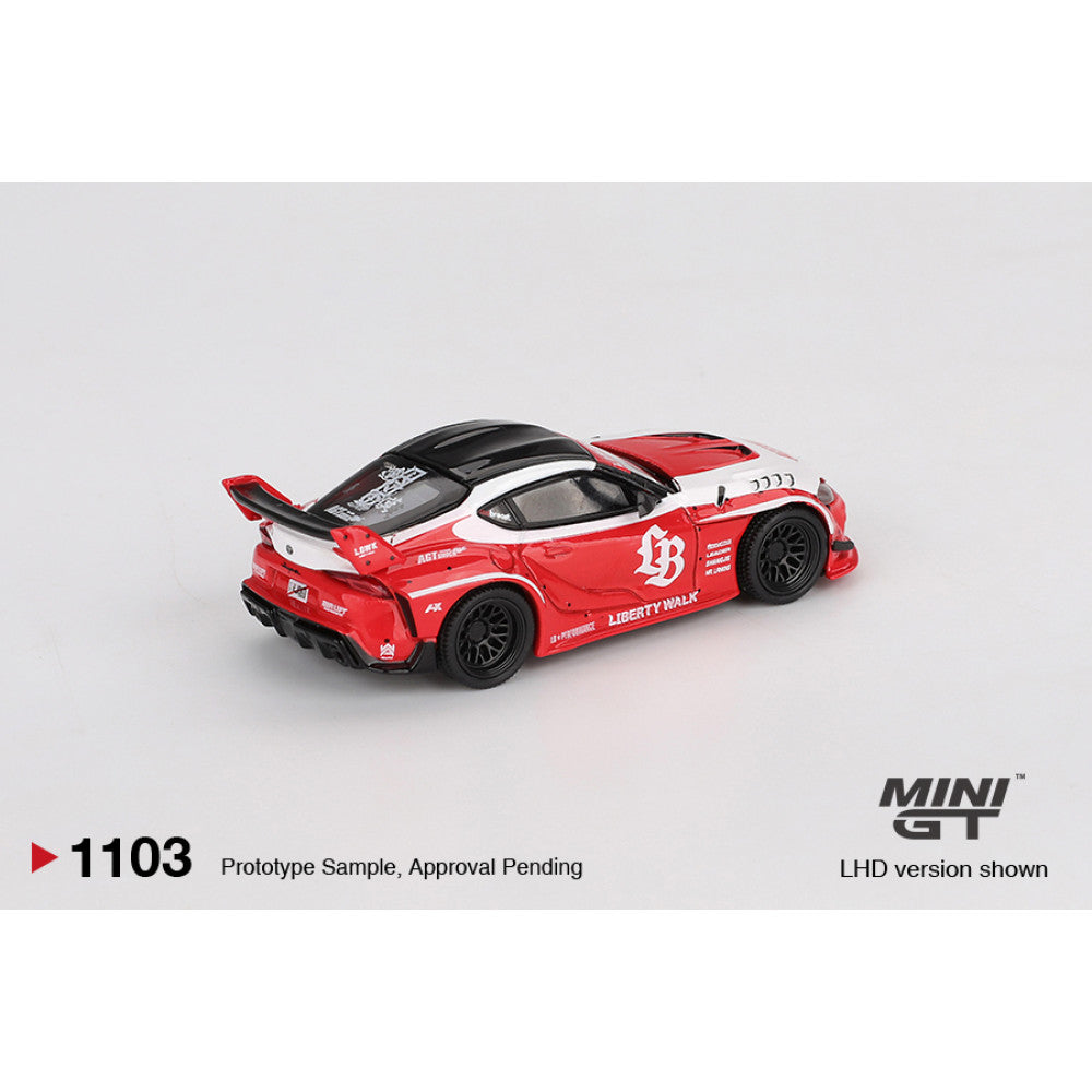 LB WORKS TOYOTA GR SUPRA RED/WHITE (LHD)