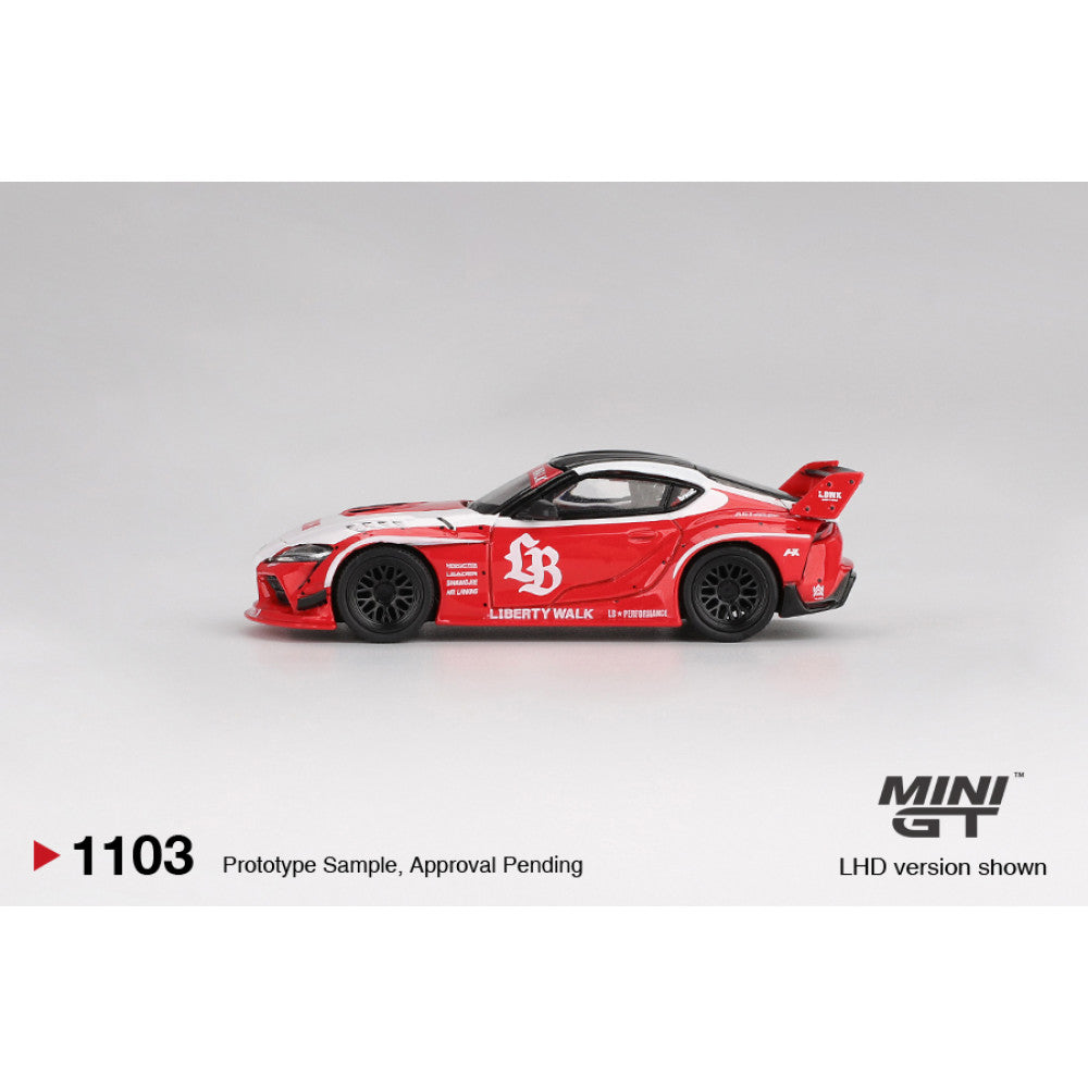 LB WORKS TOYOTA GR SUPRA RED/WHITE (LHD)