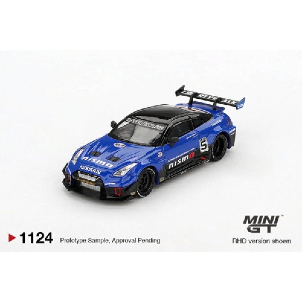 LB-SILHOUETTE WORKS GT NISSAN 35GT-RR VER.2 BLUE (RHD)