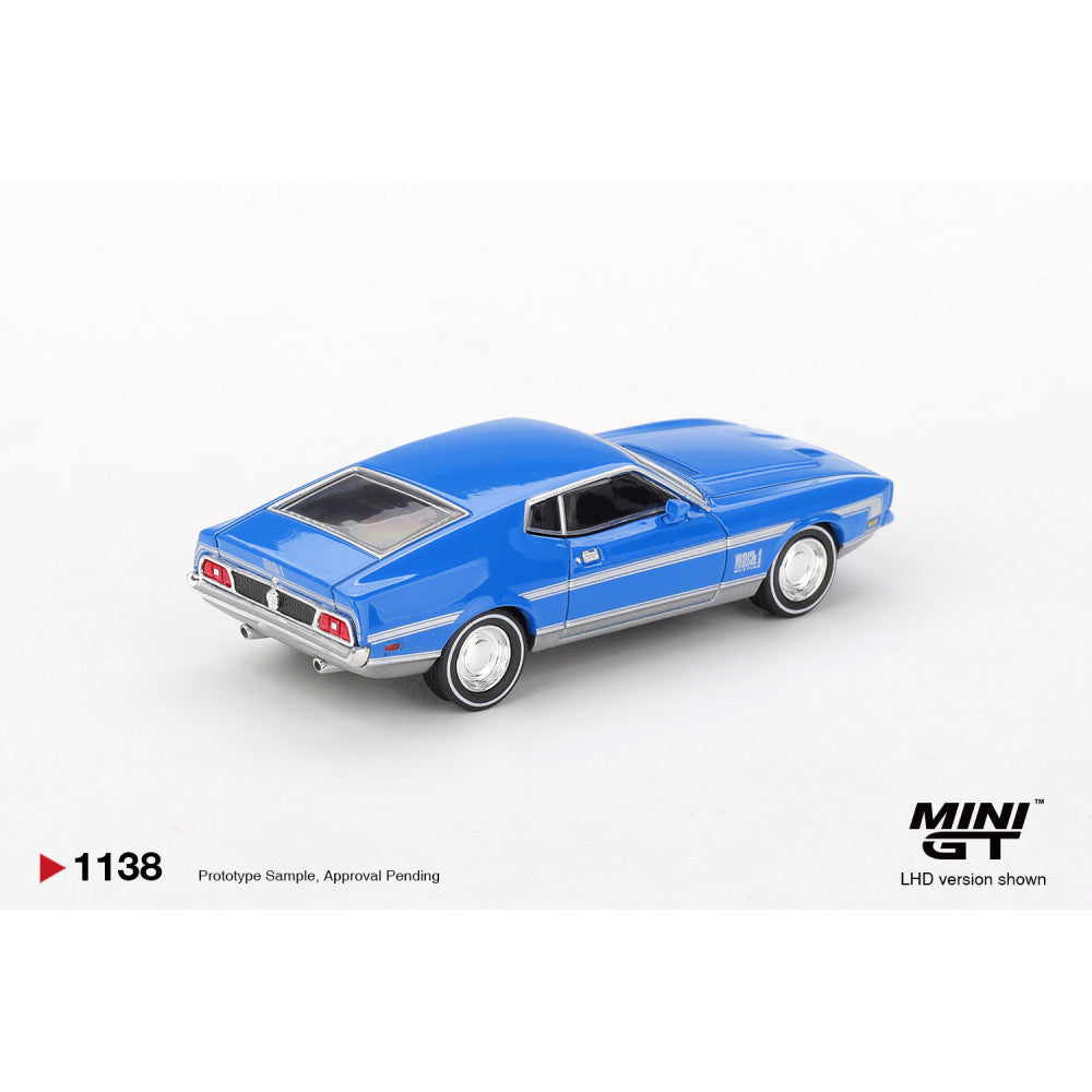 FORD MUSTANG MACH 1 GRABBER BLUE (LHD) BLISTER PACKAGING