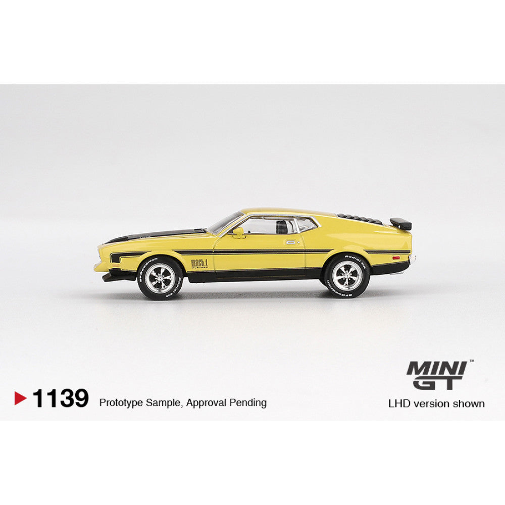 FORD MUSTANG MACH1 GRABBER YELLOW (LHD) BLISTER PACKAGING