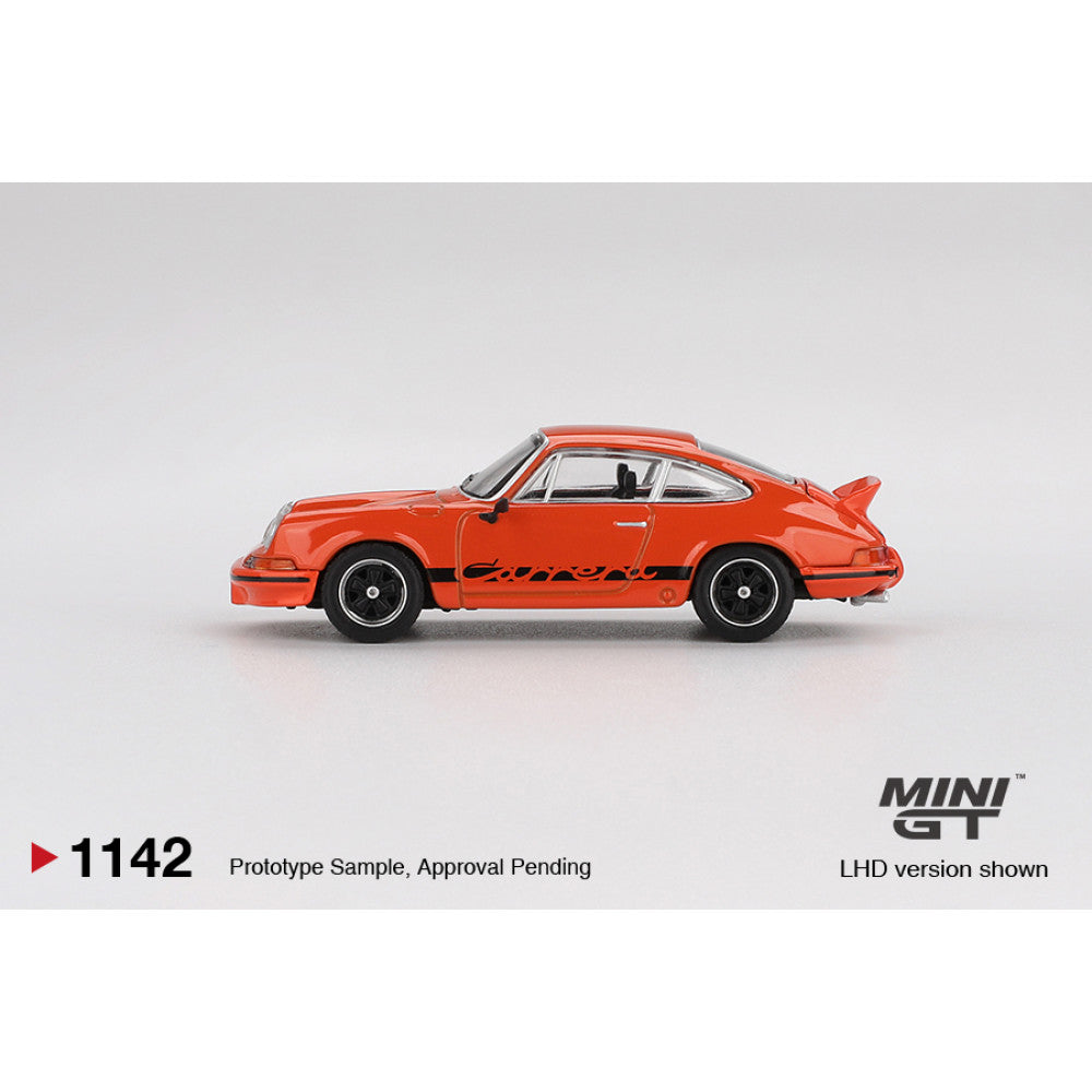 PORSCHE 911 CARRERA RS 2.7 TANGERINE WITH BLACK LIVERY (RHD)
