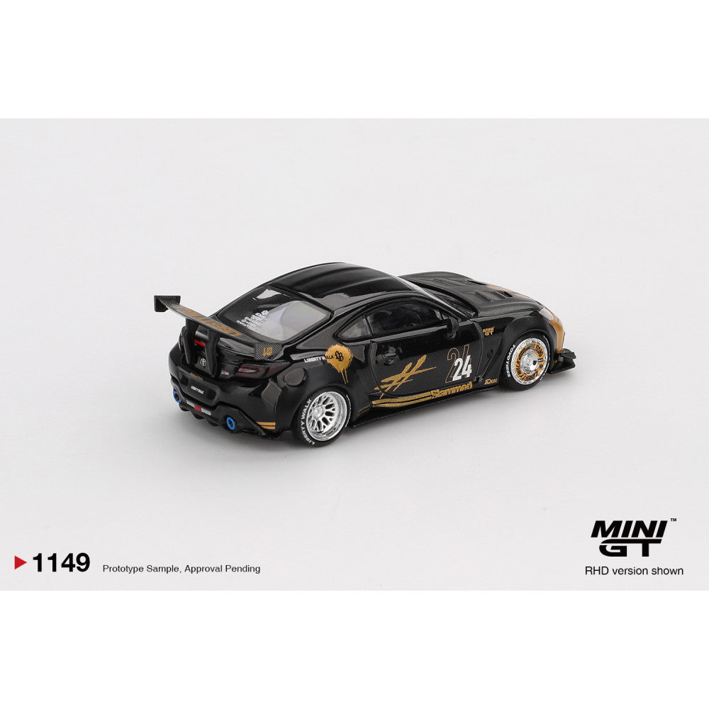 TOYOTA GR86 LB NATION BLACK/GOLD (RHD) BLISTER PACKAGING