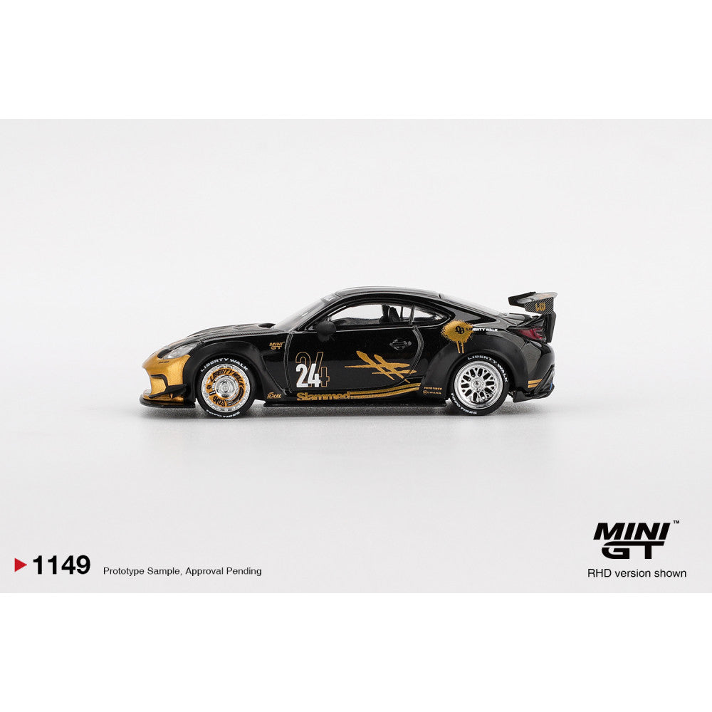 TOYOTA GR86 LB NATION BLACK/GOLD (RHD) BLISTER PACKAGING