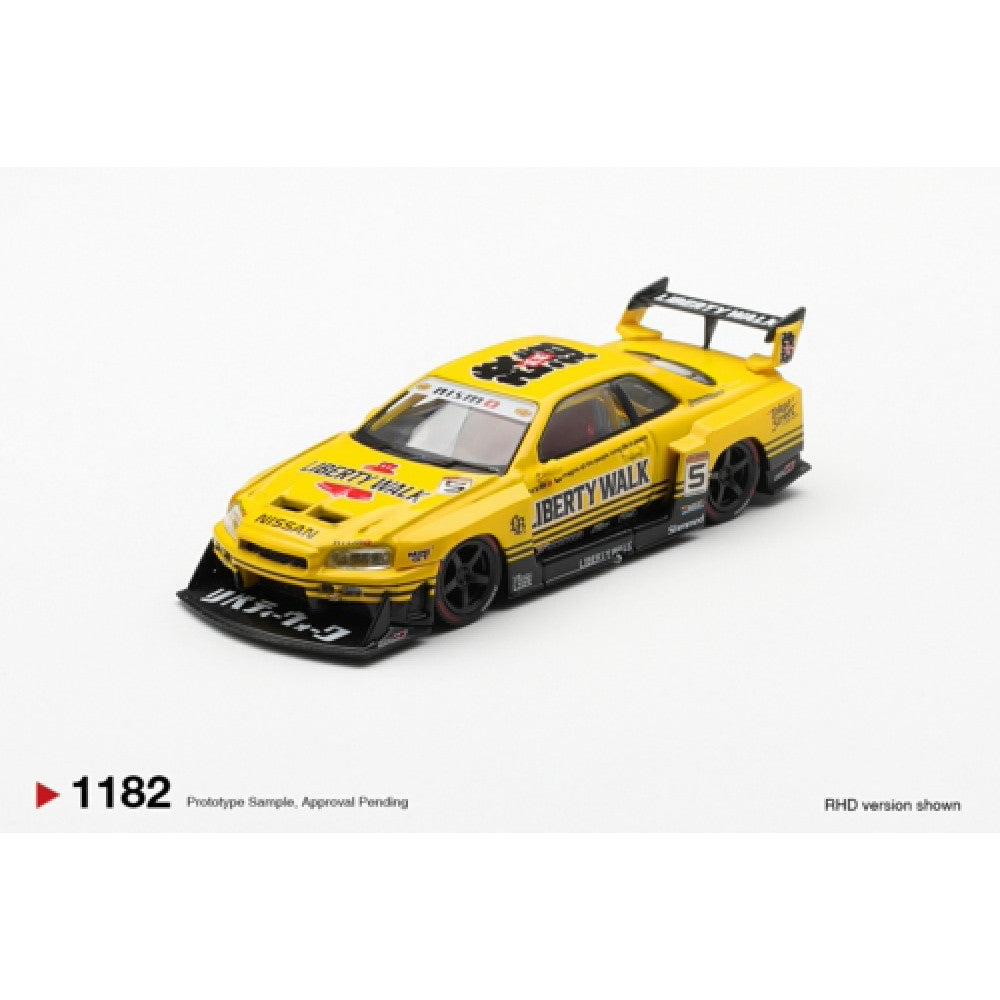 NISSAN LB-ER34 SUPER SILHOUETTE SKYLINE SPORT YELLOW (RHD)