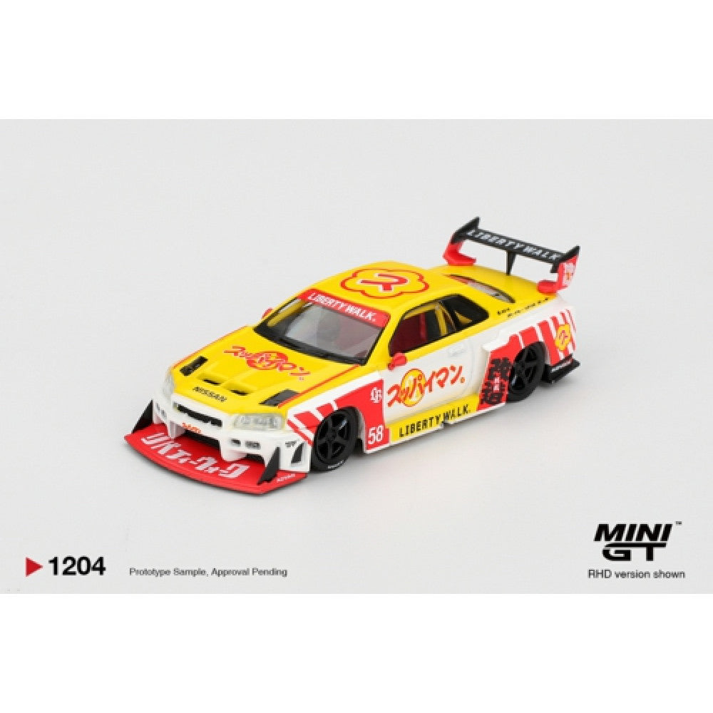 NISSAN LB-ER34 SUPER SILHOUETTE SKYLINE SUPPAIMAN OKINAWA (RHD)