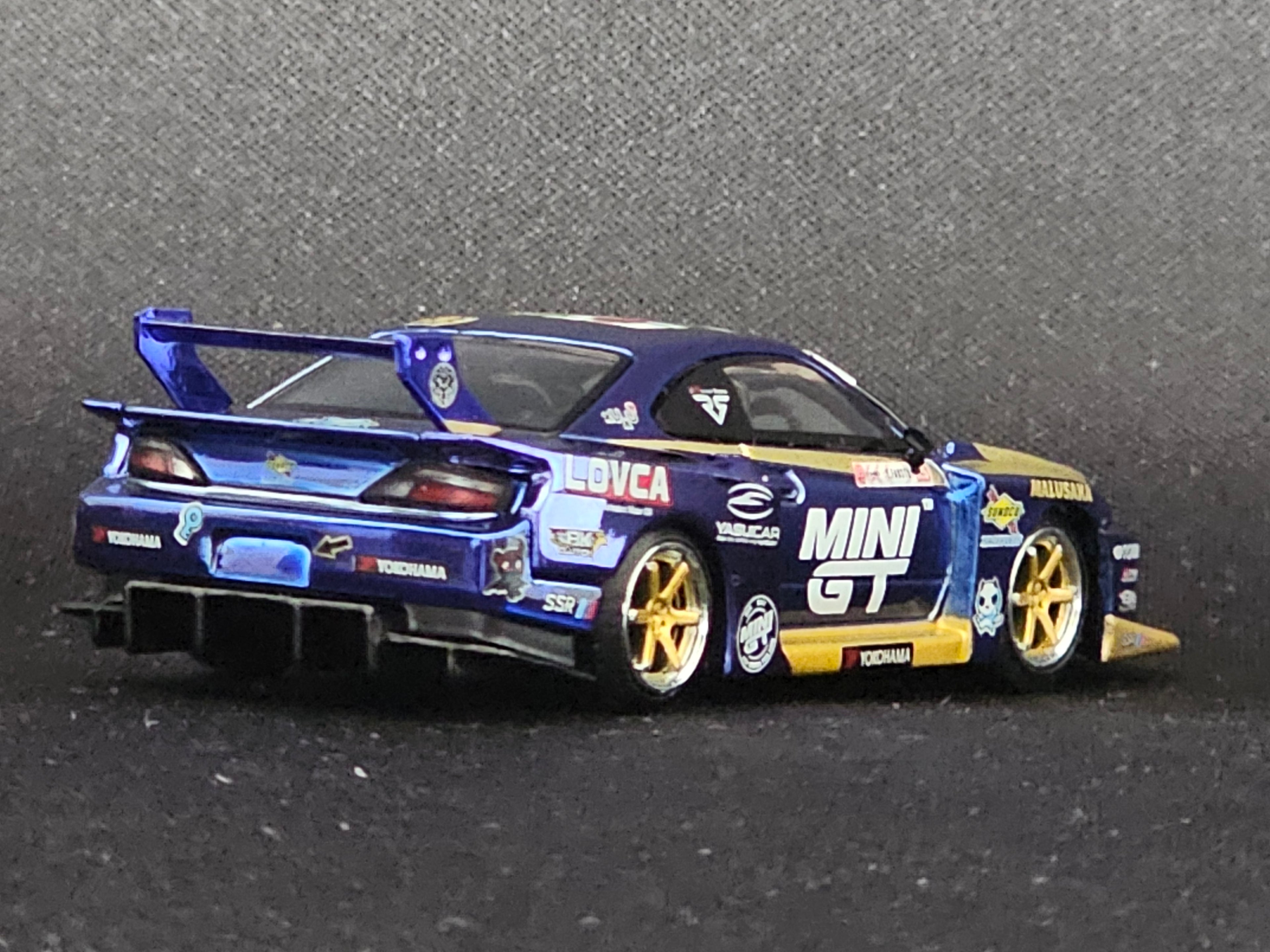 Nissan LB-Super Silhouette S15 Silvia #555 Mini GT Liberty Walk 2025 Drift (RHD)