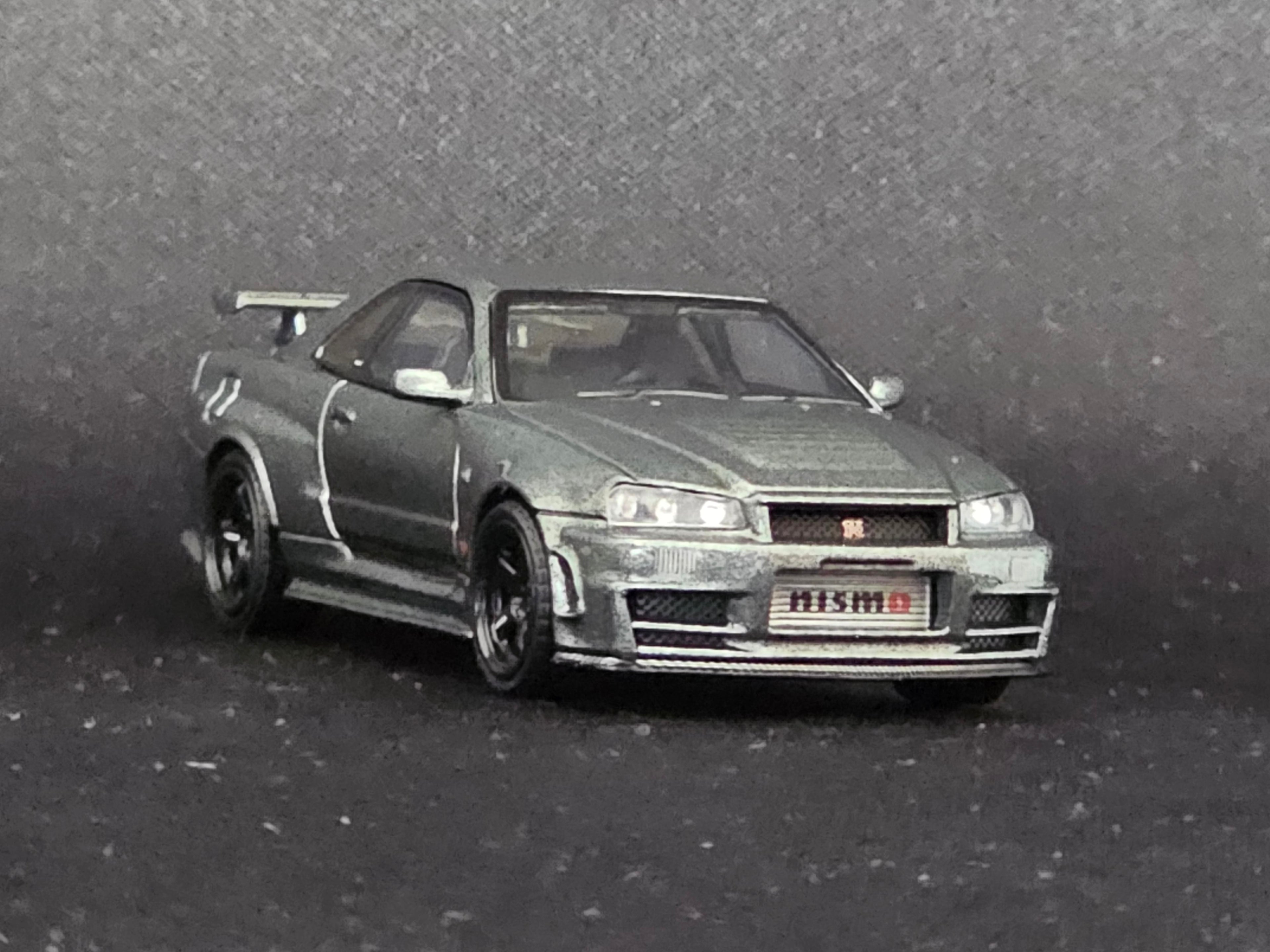 Nissan Skyline GT-R Dark Metal Grey (NISMO BNR34 CRS Version) (RHD)