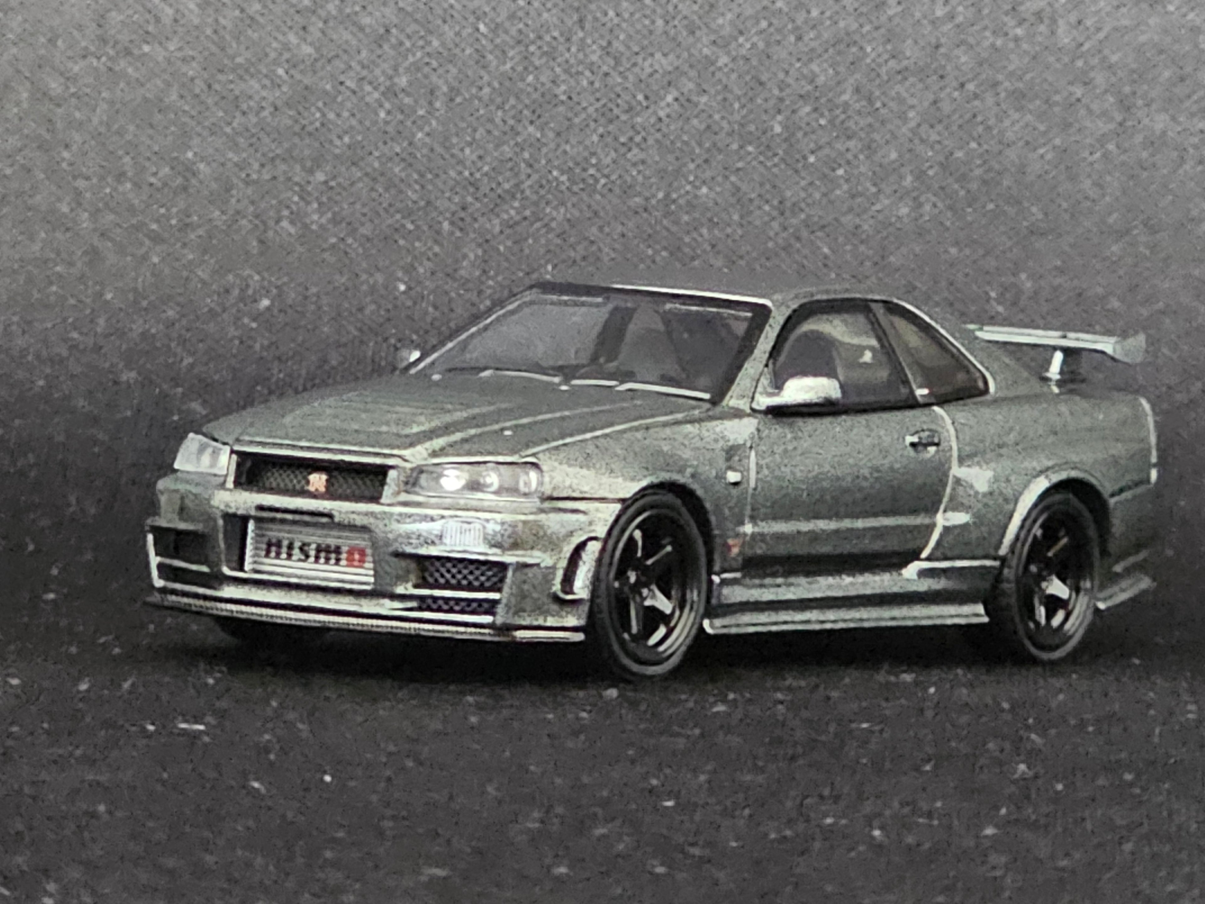 Nissan Skyline GT-R Dark Metal Grey (NISMO BNR34 CRS Version) (RHD)