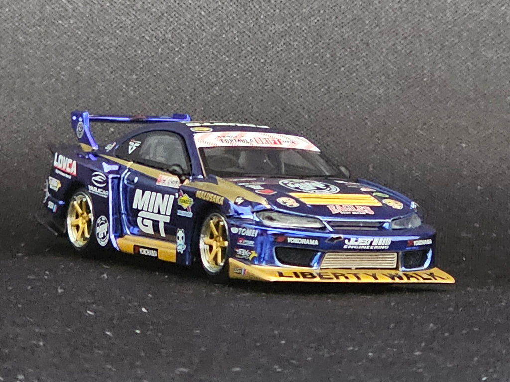 Nissan LB-Super Silhouette S15 Silvia #555 Mini GT Liberty Walk 2025 Drift (RHD)